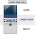 NFL Dallas Cowboys White Striped Galaxy Note20 5G Skin